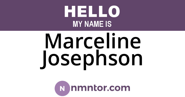 Marceline Josephson