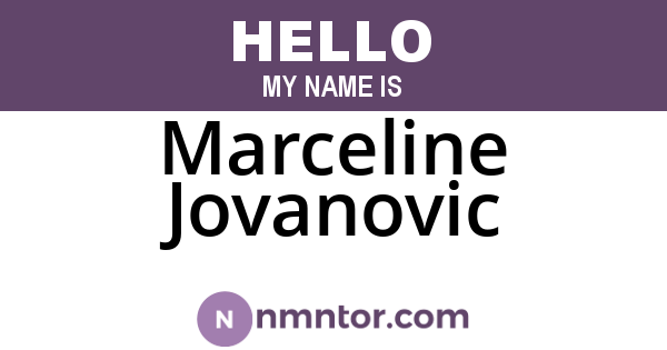 Marceline Jovanovic