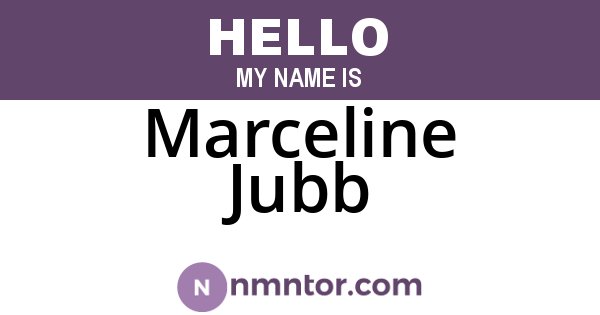 Marceline Jubb