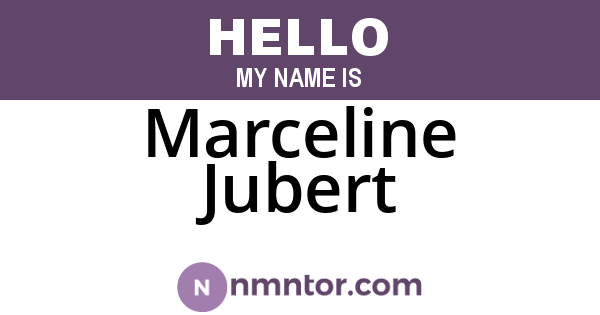 Marceline Jubert