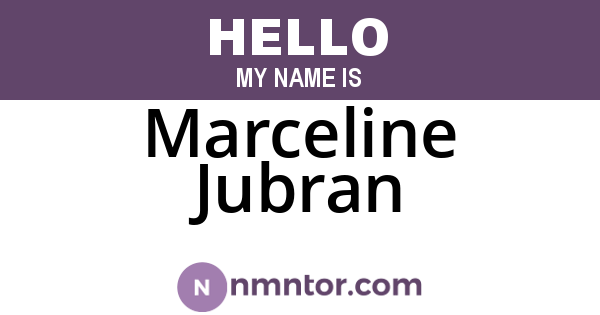 Marceline Jubran