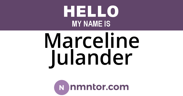 Marceline Julander
