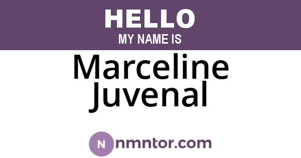 Marceline Juvenal