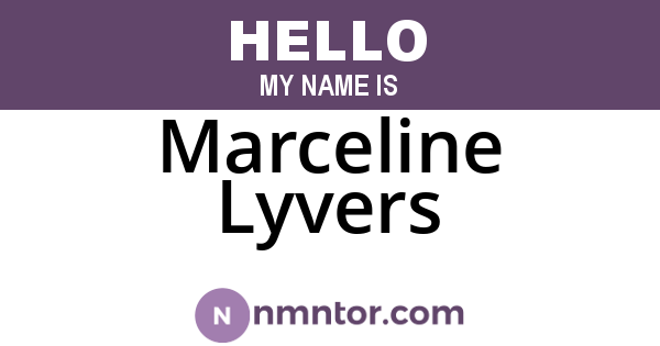 Marceline Lyvers
