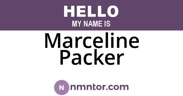 Marceline Packer
