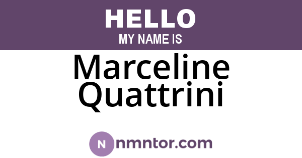 Marceline Quattrini