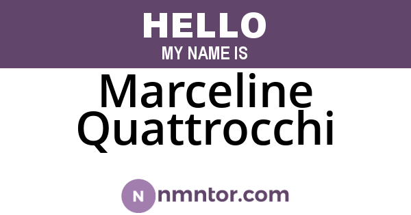 Marceline Quattrocchi