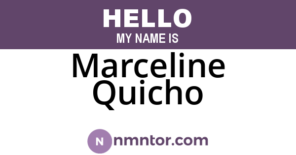 Marceline Quicho