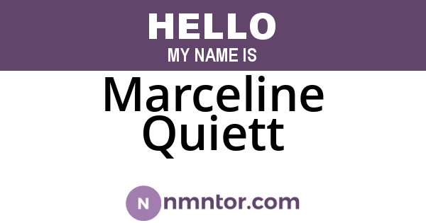 Marceline Quiett