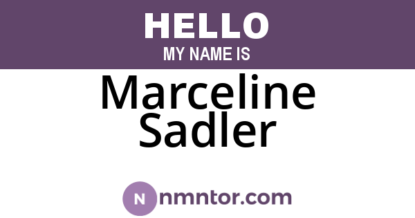 Marceline Sadler