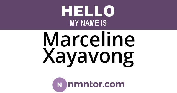 Marceline Xayavong