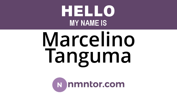 Marcelino Tanguma