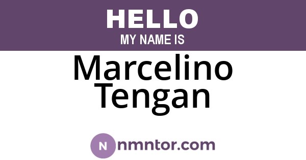 Marcelino Tengan