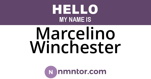Marcelino Winchester
