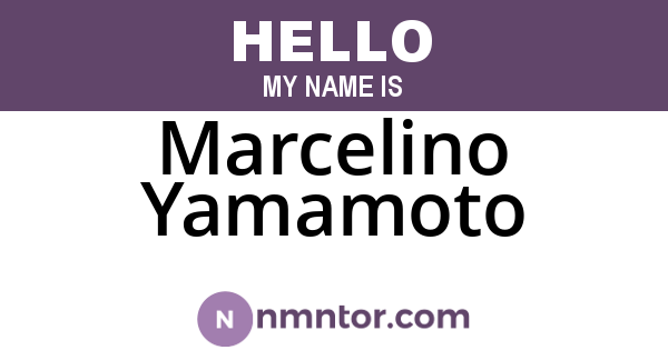 Marcelino Yamamoto