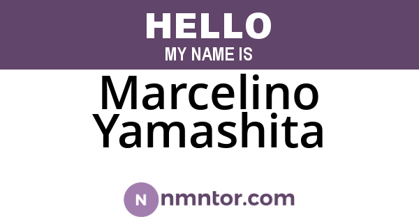Marcelino Yamashita