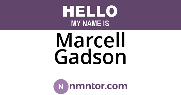 Marcell Gadson