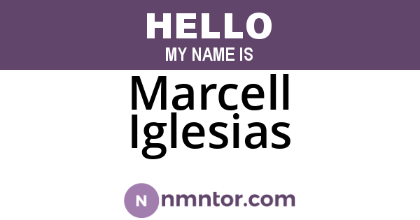 Marcell Iglesias