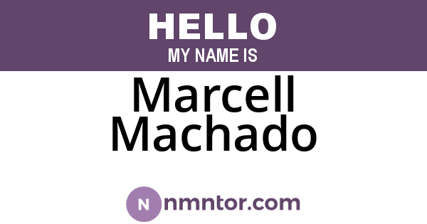 Marcell Machado