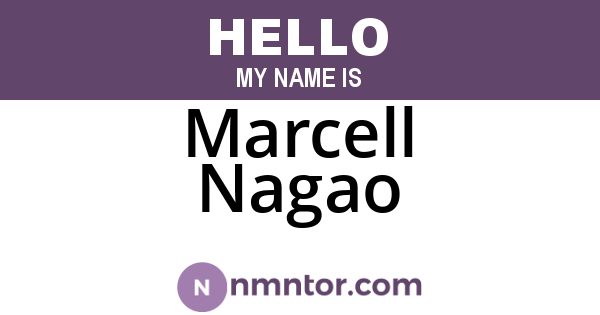 Marcell Nagao