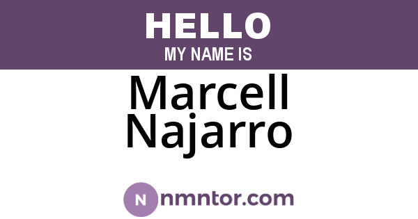 Marcell Najarro