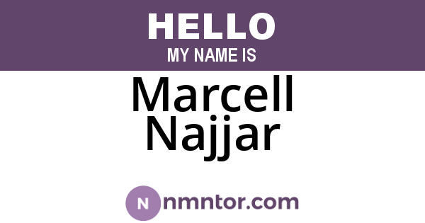 Marcell Najjar