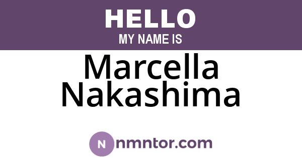Marcella Nakashima