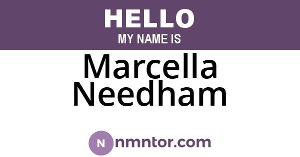 Marcella Needham