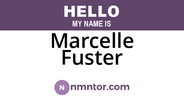 Marcelle Fuster