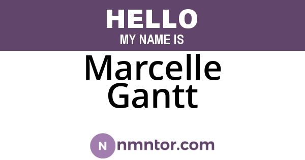 Marcelle Gantt