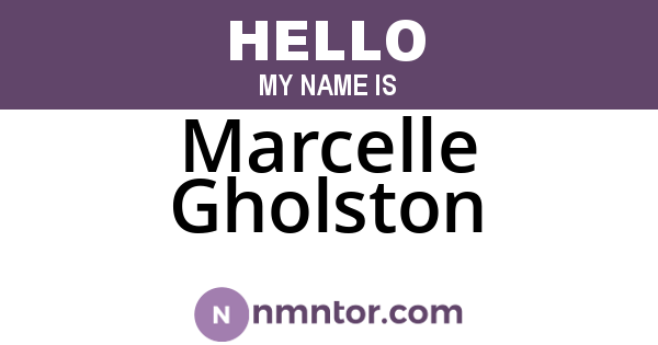 Marcelle Gholston