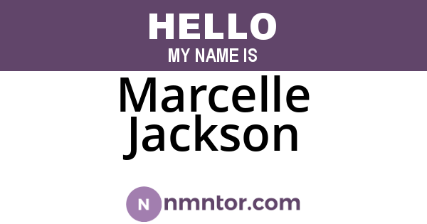 Marcelle Jackson
