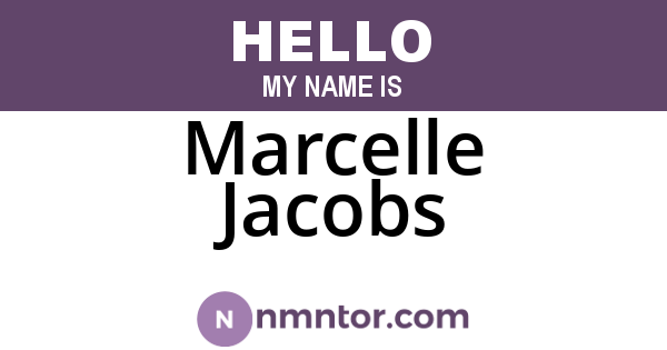 Marcelle Jacobs