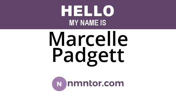 Marcelle Padgett