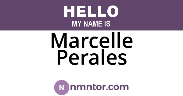 Marcelle Perales