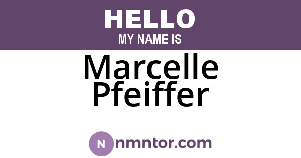 Marcelle Pfeiffer