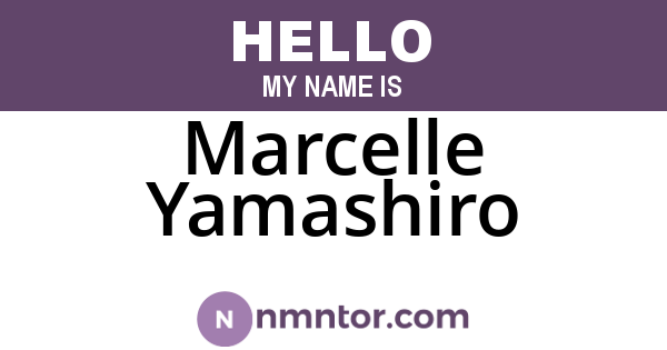 Marcelle Yamashiro