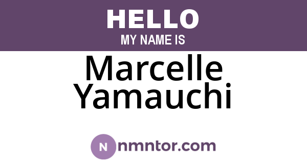 Marcelle Yamauchi