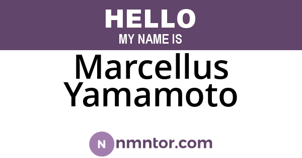 Marcellus Yamamoto