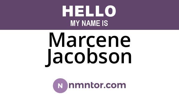 Marcene Jacobson