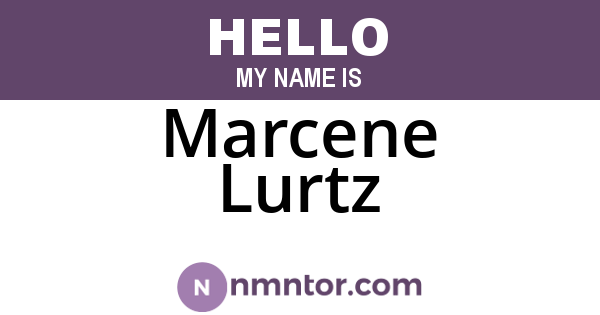 Marcene Lurtz