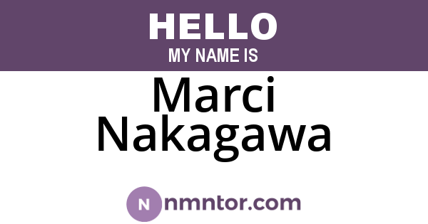 Marci Nakagawa