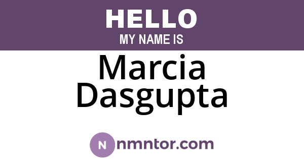 Marcia Dasgupta