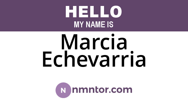 Marcia Echevarria