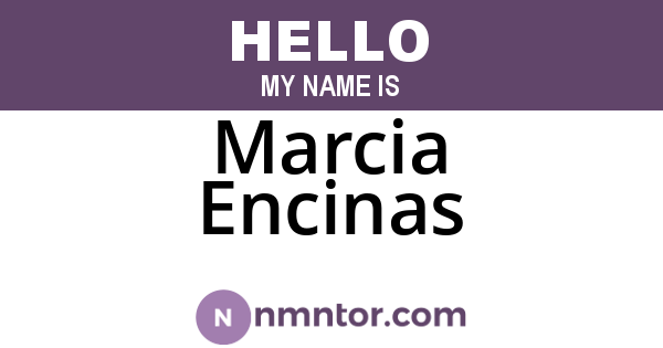 Marcia Encinas