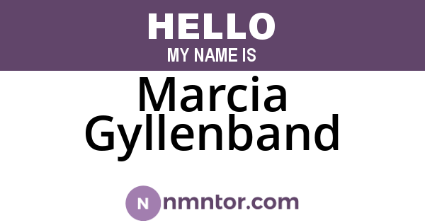 Marcia Gyllenband