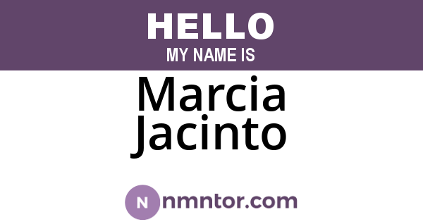 Marcia Jacinto