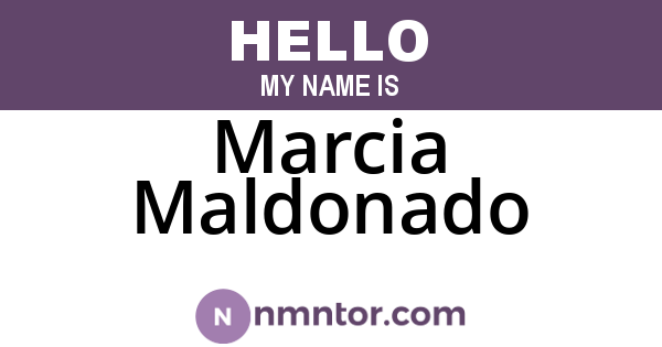 Marcia Maldonado