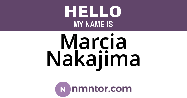 Marcia Nakajima
