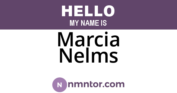 Marcia Nelms